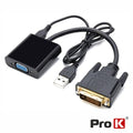 Adaptador Dvi-D-> Vga Prok - Tauu,pt