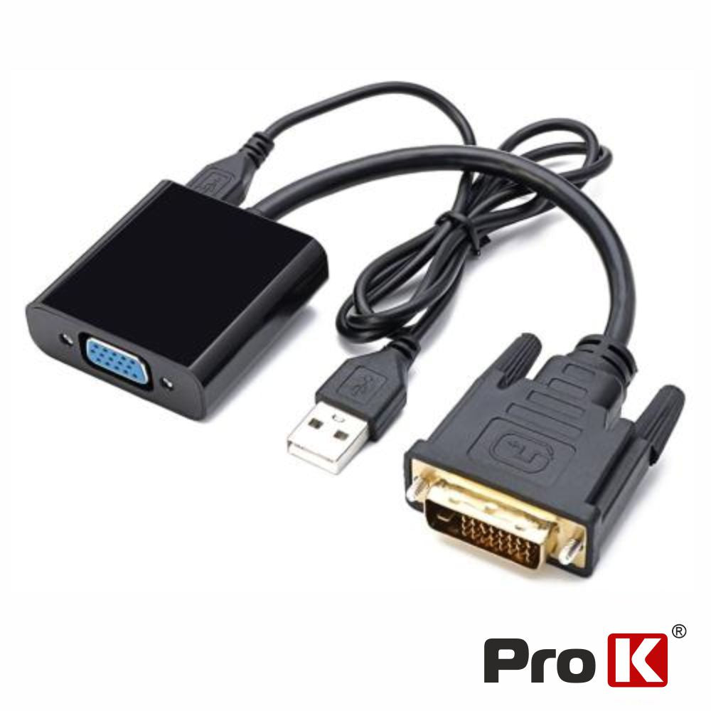Adaptador Dvi-D-> Vga Prok - Tauu.pt