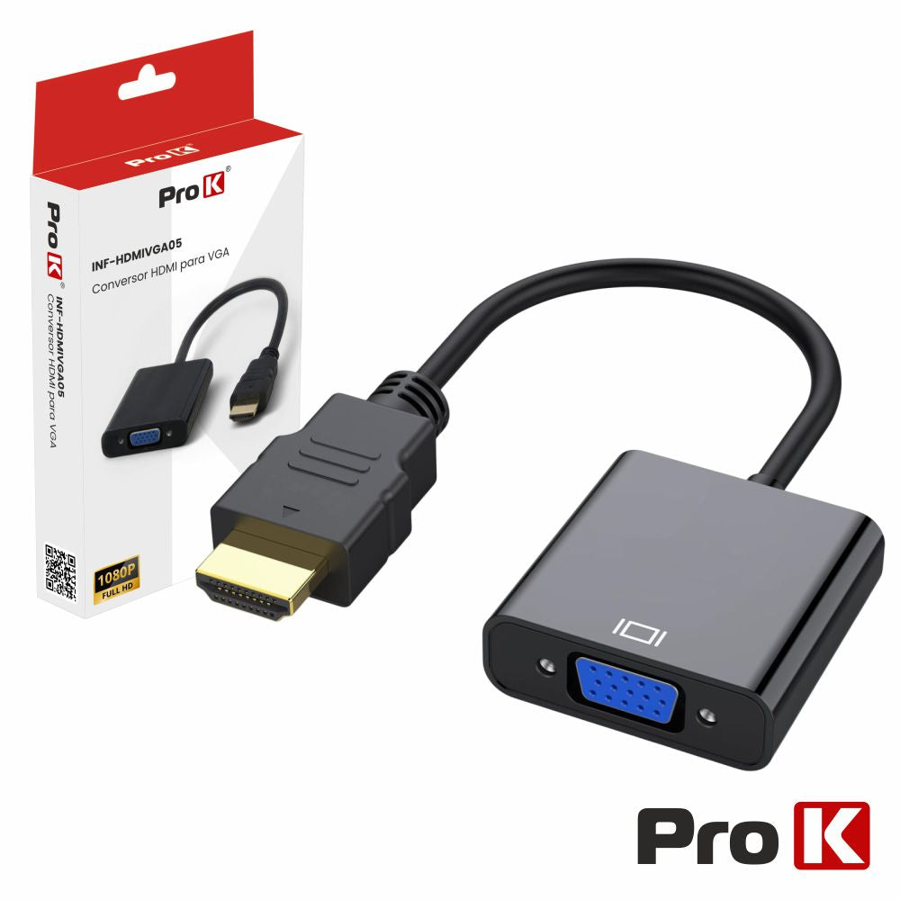 Adaptador Hdmi -> Vga Prok - Tauu.pt