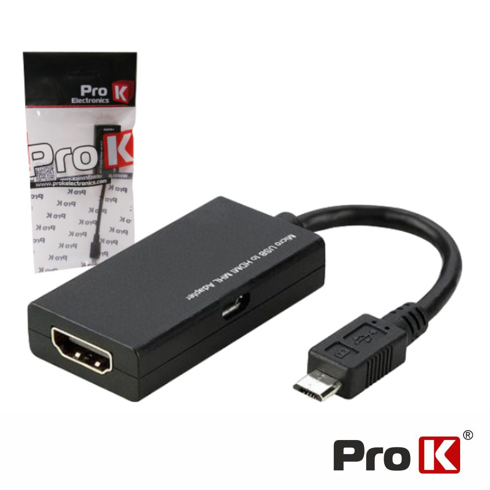 Conversor Mhl P/ Hdmi Fêmea Preto Prok - Tauu,pt