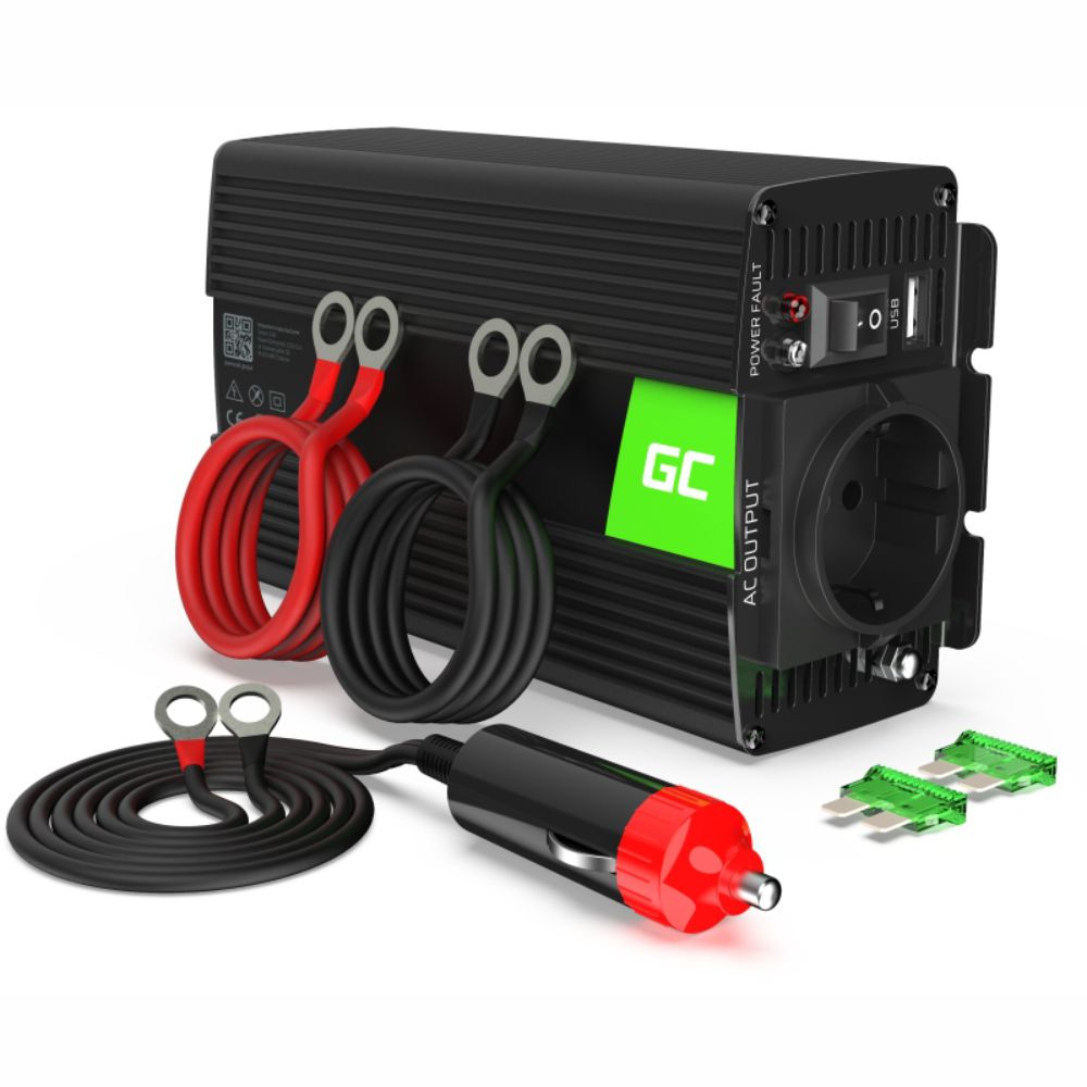 Conversor 24V-230V Usb 300W Onda Modificada Green Cell - Tauu,pt