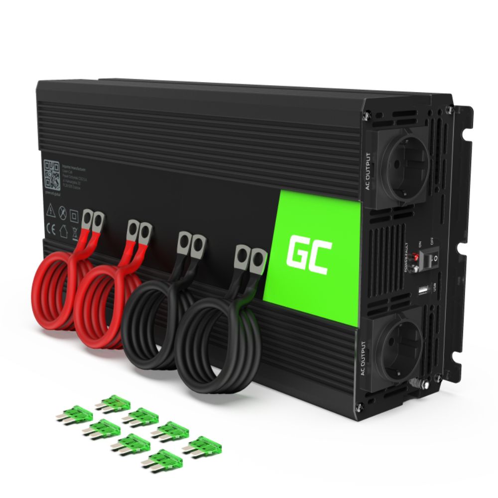 Conversor 12V-230V 3000W Onda Modificada Green Cell - Tauu,pt