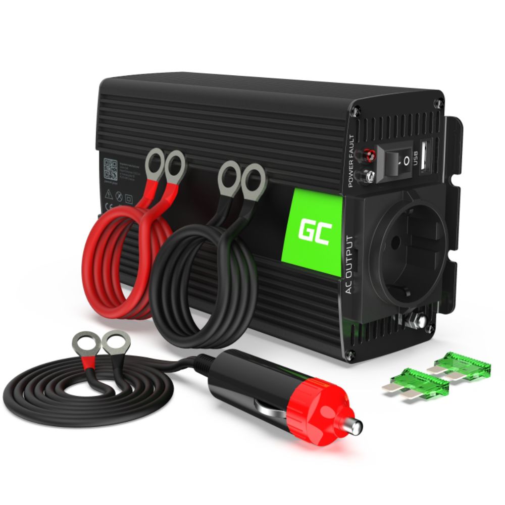 Conversor 12V-230V 500W Onda Pura Green Cell - Tauu.pt