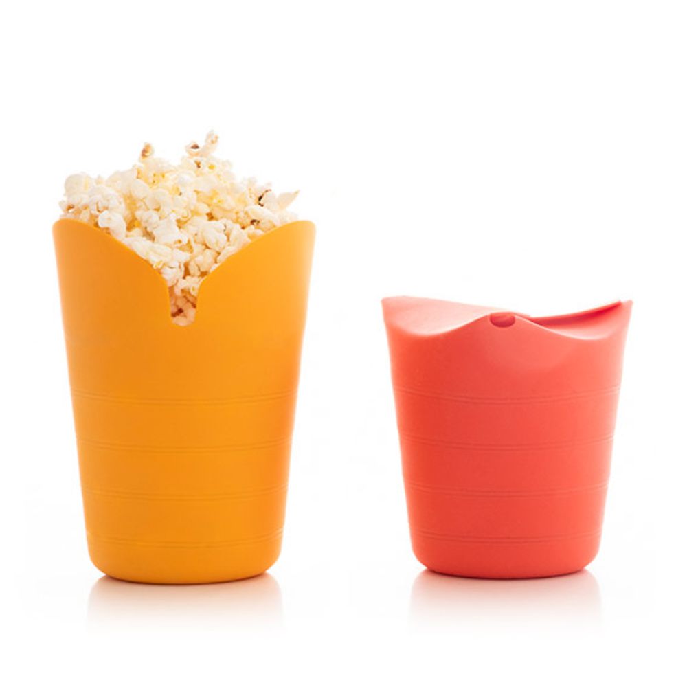 Conjunto 2 Utensílios De Silicone P/ Fazer Pipocas - Tauu,pt
