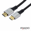Cabo Hdmi Dourado Macho / Macho 2,1 8K Preto 1M Irradio - Tauu,pt