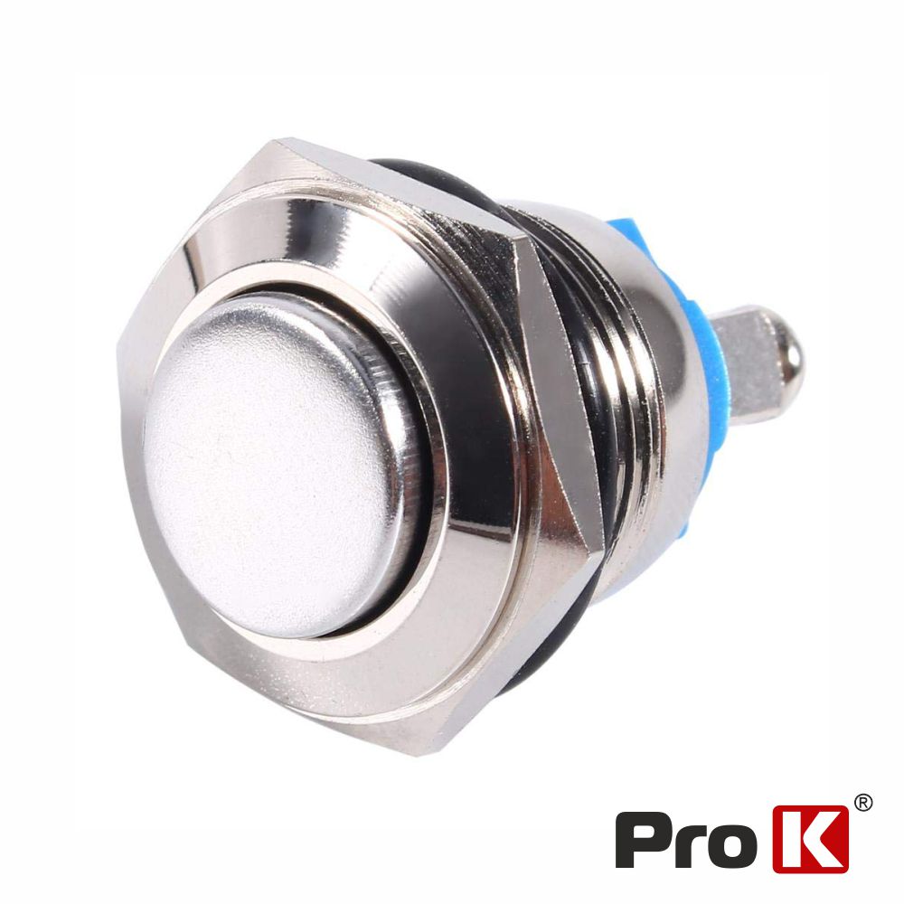 Comutador Pulsador Redondo Ip65 230V Off/ (On) N.A Prok - Tauu.pt