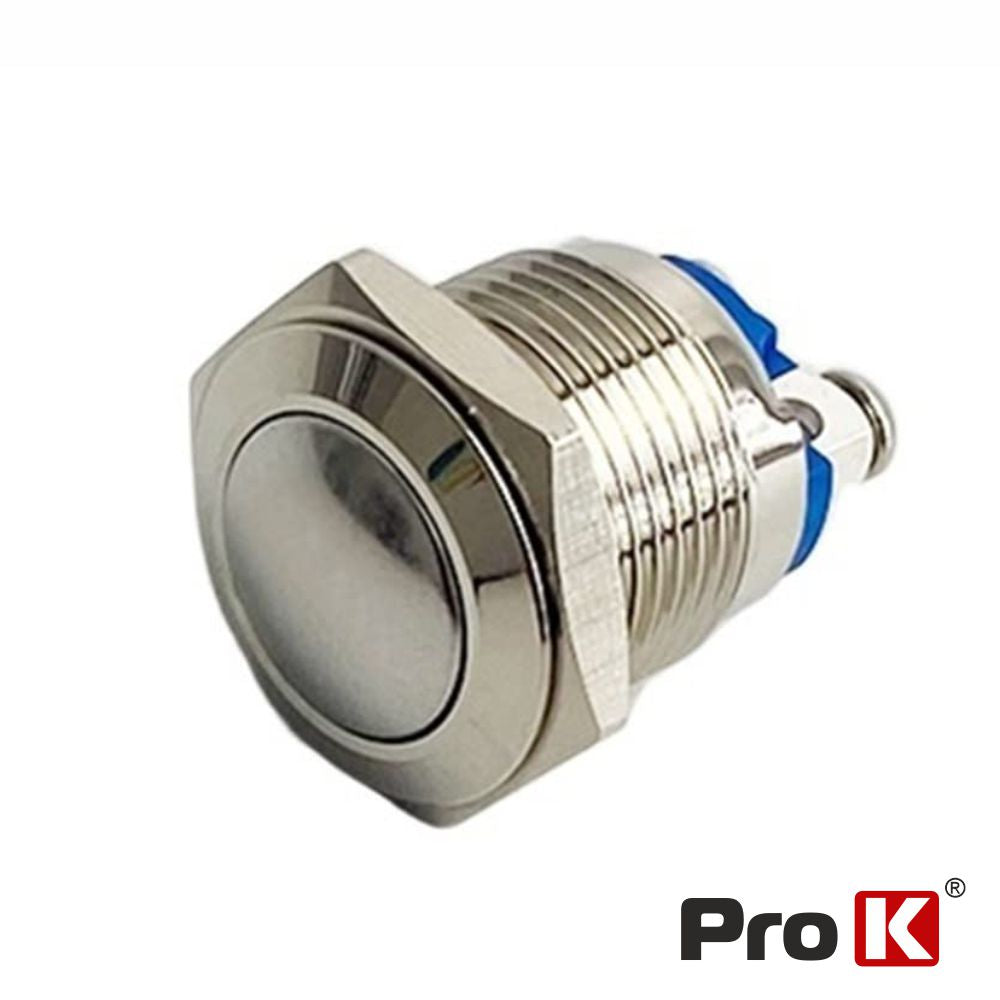 Comutador Pulsador Redondo Ip65 230V Off/ (On) N.A Prok - Tauu.pt