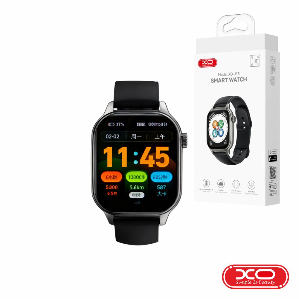 Smartwatch Bluetooth 1.88" P/ Android E Ios Xo - Tauu.pt