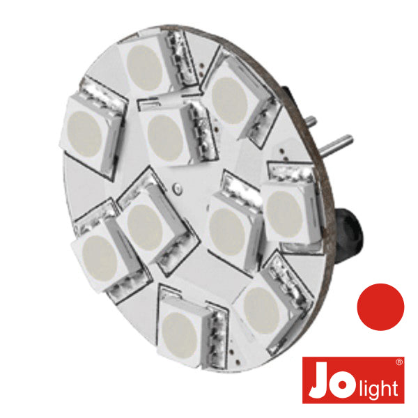 Lâmpada G4 2,2W 12V 10 Leds Vermelho Jolight - Tauu,pt