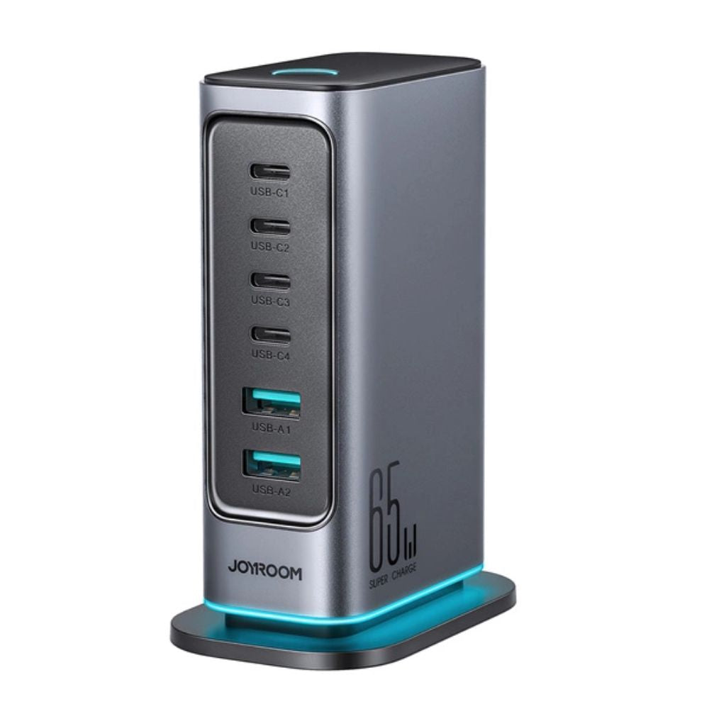 Estação De Carregamento Gan 4X Usb-C 2X Usb-A 65W - Tauu,pt