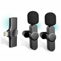 Conjunto 2 Microfones Lapela S/ Fios C/ Receptor Lightning - Tauu,pt