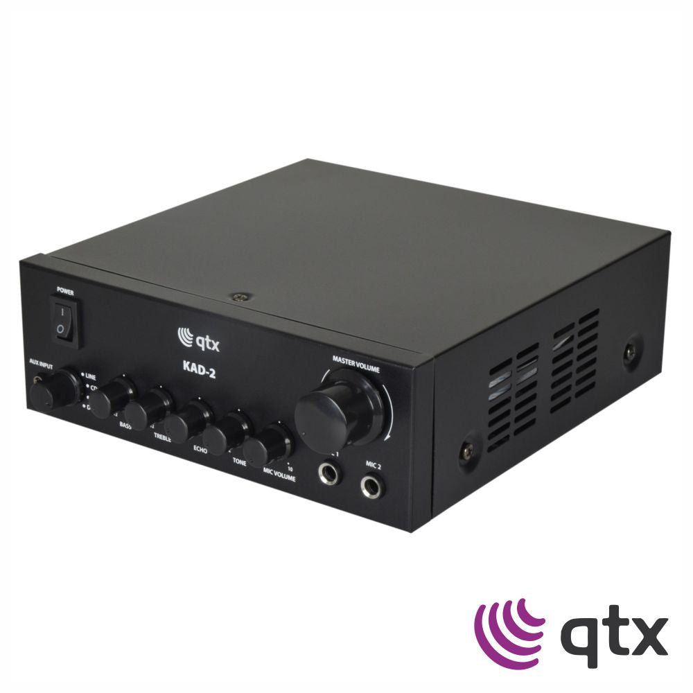 Amplificador Áudio 110W 2 Canais Line/Aux/Cd/Dvd Qtx - Tauu.pt