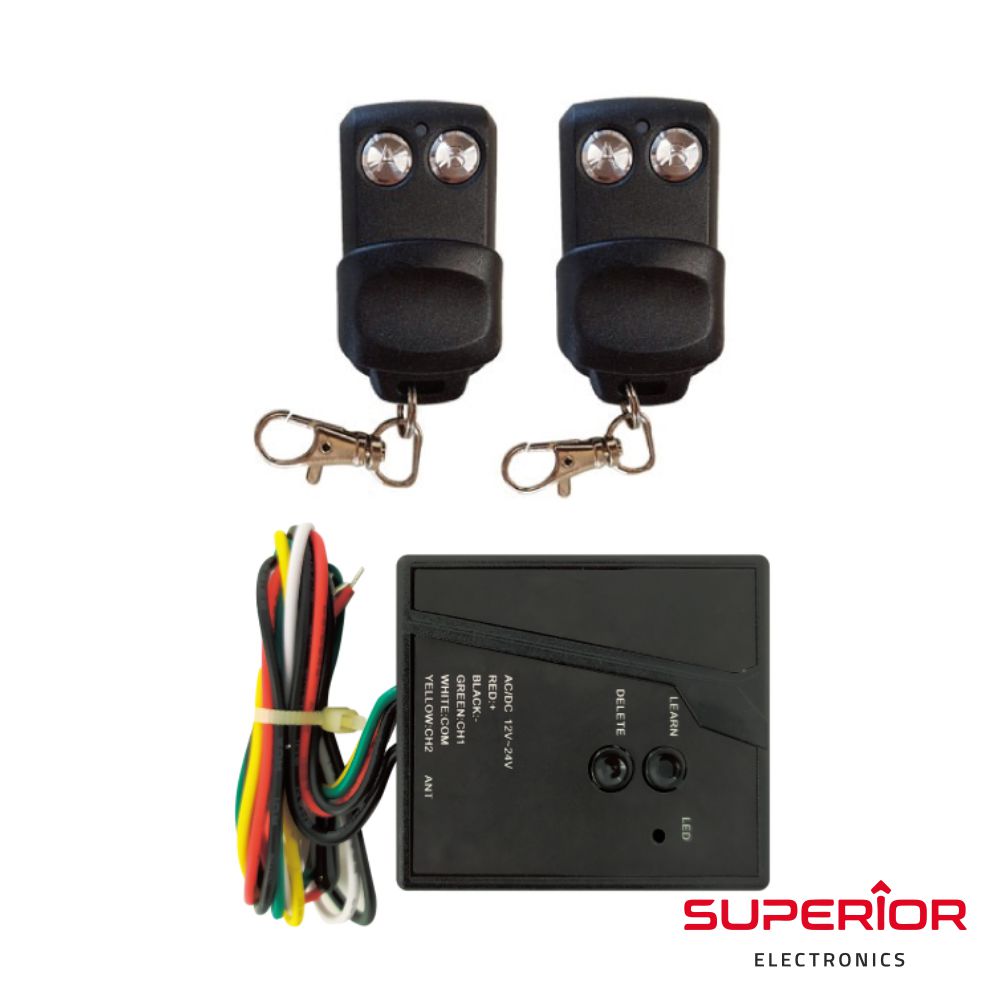 Kit Emissor Receptor De 2 Canais E 2 Comandos Interior - Tauu.pt