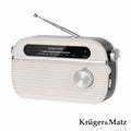 Rádio Fm Portátil Bluetooth Krugermatz - Tauu,pt