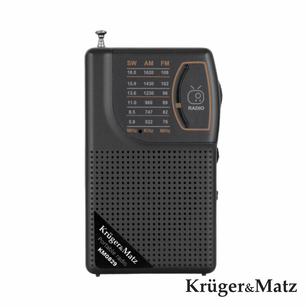 Rádio Portátil Am/Fm/Sw 2,25" Krugermatz - Tauu,pt