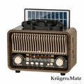 Rádio Portátil Am/Fm/Sw /Bt/Usb/Microsd C/Painel Solar - Tauu,pt