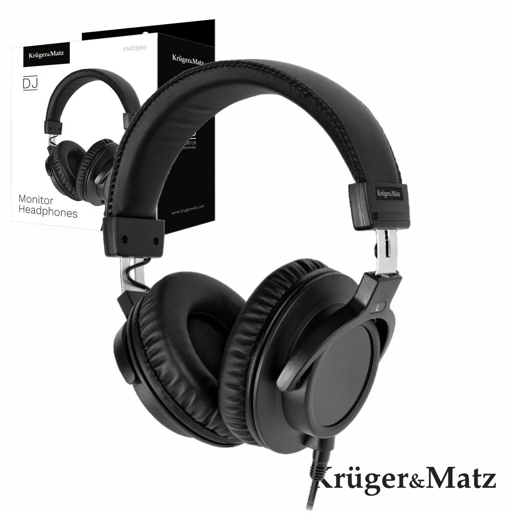 Auscultadores Dj Pro Preto Kruger Matz - Tauu.pt