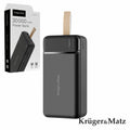 Powerbank 30000Mah 20W Qc Pd Usb-A E Usb-C Krugermatz - Tauu.pt