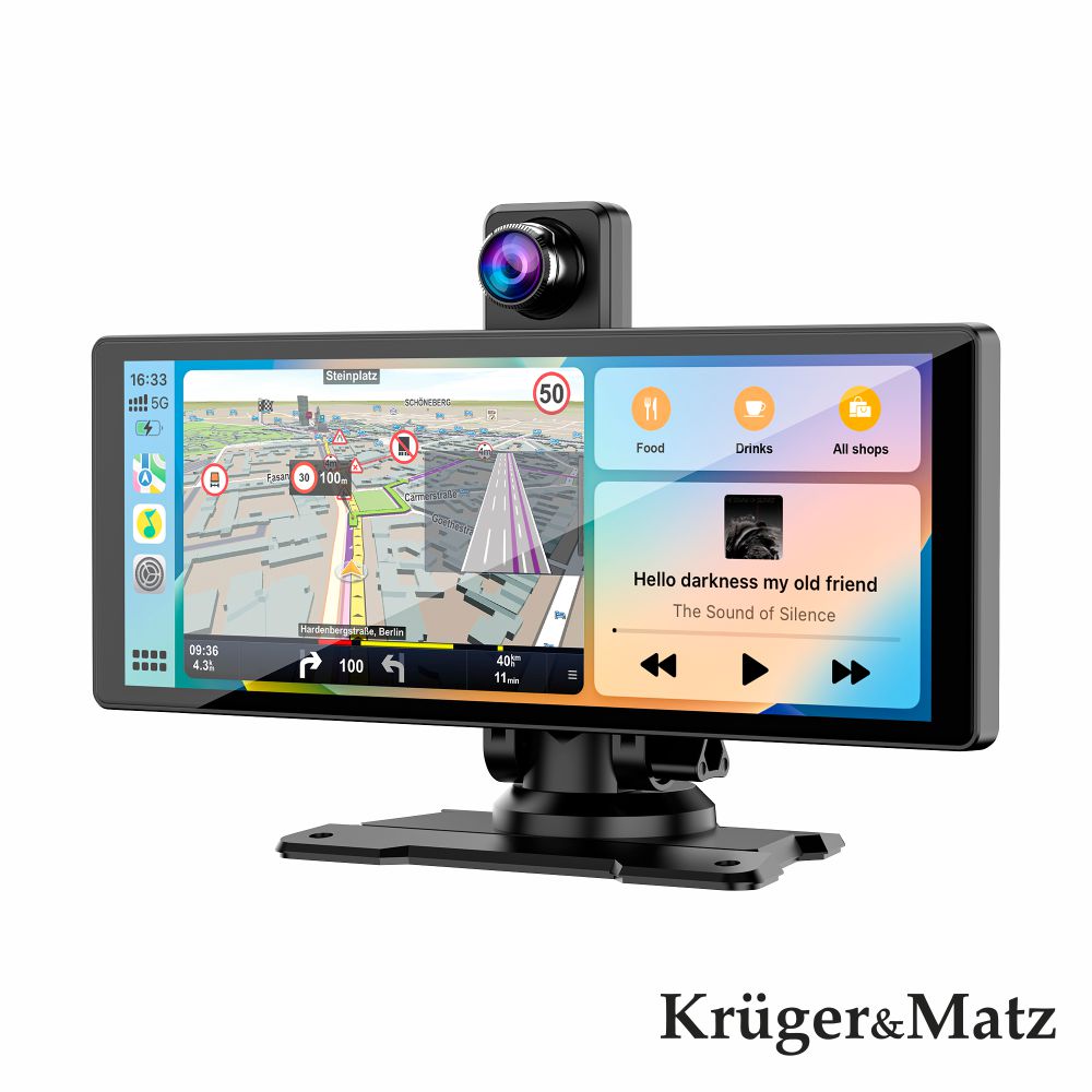 Monitor Auto 9" Carplay Ios/Android Câmara Estacionamento - Tauu.pt