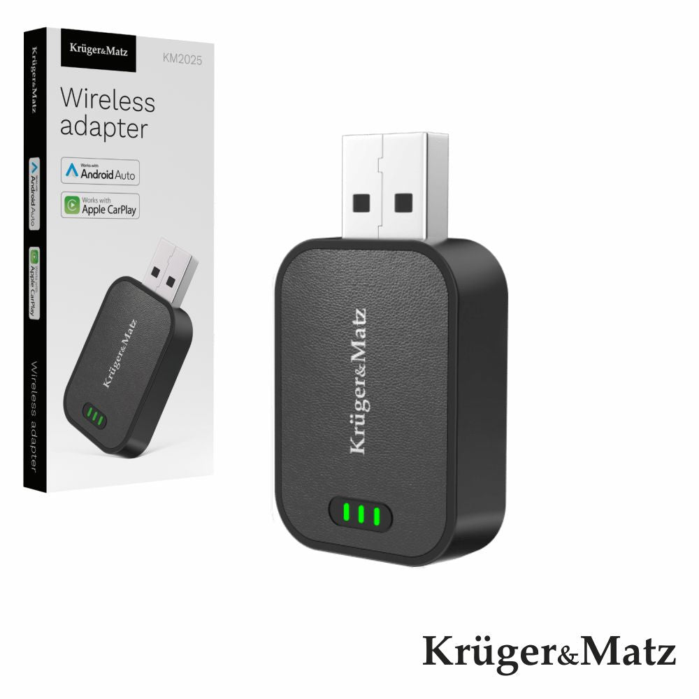 Adaptador Carplay E Android Auto Wifi/Bt Kruger Matz - Tauu.pt