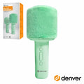Microfone S/ Fios C/ Coluna Bluetooth Verde Denver - Tauu,pt