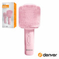 Microfone S/ Fios C/ Coluna Bluetooth Rosa Denver - Tauu,pt