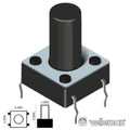 Comutador Micro Switch 6X6Mm Altura 9,5Mm Velleman - Tauu,pt