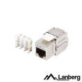 Ficha Rj45 Modular 8P8C Cat7 Ftp Keystone 180º Lanberg - Tauu,pt