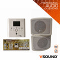 Pack Amplificador Mp3 Com 2 Colunas Vsound - Tauu.pt