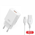 Alimentador Usb-A 5V Qc 18W C/ Cabo Usb-A P/ Usb-C Xo - Tauu,pt