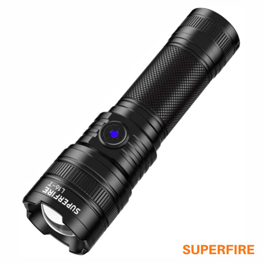 Lanterna 15W 890Lm Ip43 Zoom Superfire - Tauu.pt