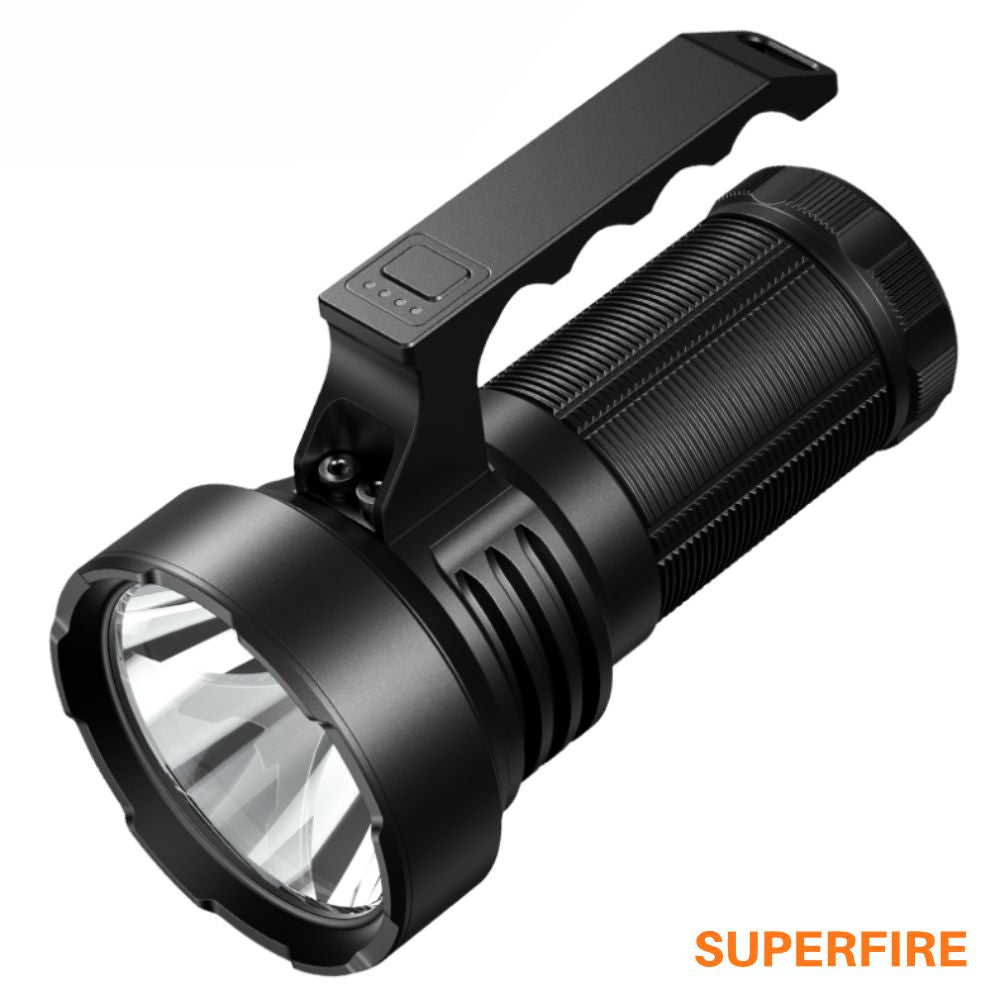 Lanterna 60W 5000Lm Ip44 C/ Função Powerbank Superfire - Tauu,pt