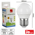 Lâmpada E27 6W=40W 230V Leds Globo Branco Quente 470Lm - Tauu.pt