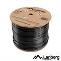 Cabo Ftp Cat6 4Xawg23 Rígido Cu 305M Preto Exterior Lanberg - Tauu,pt