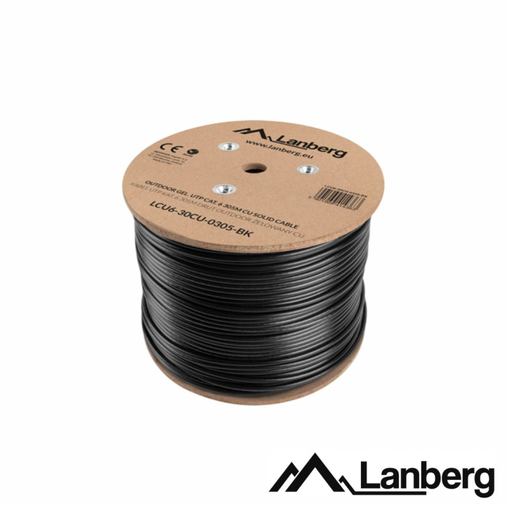 Cabo De Rede F/Utp Cat6 Puro Cobre Rígido Gel 305M Exterior - Tauu.pt