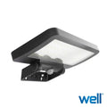 Aplique Exterior Solar C/ Sensor 5W 500Lm 6500K Preto Well - Tauu,pt