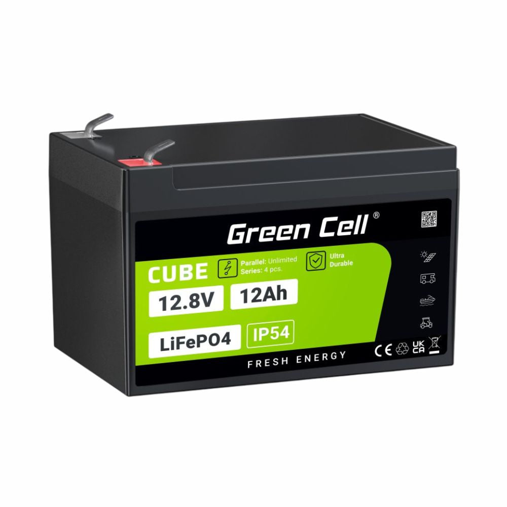 Bateria De Líto Lifepo4 12A 12,8V Green Cell - Tauu,pt