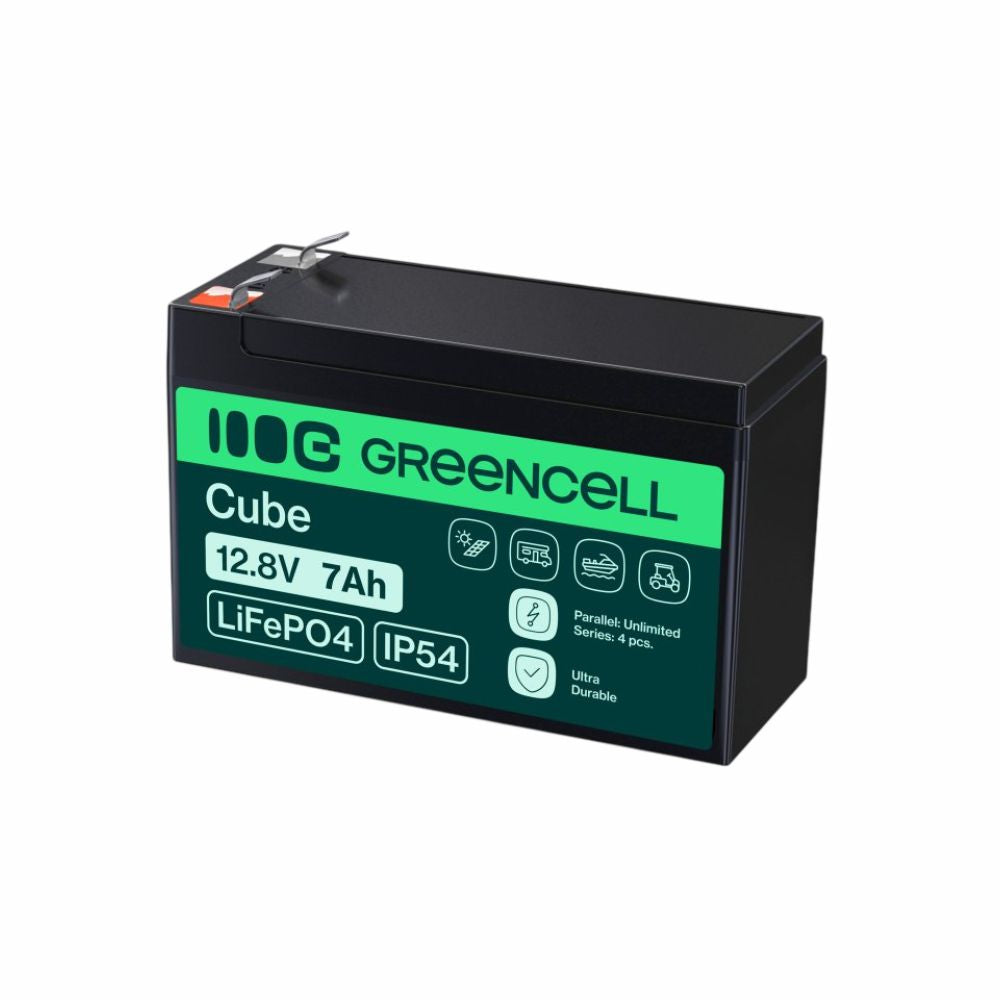 Bateria De Líto Lifepo4 7A 12,8V Green Cell - Tauu,pt