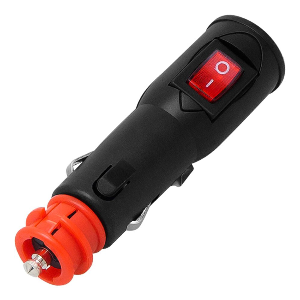 Ficha Isqueiro Macho 12-24V C/ Interruptor Lateral - Tauu.pt