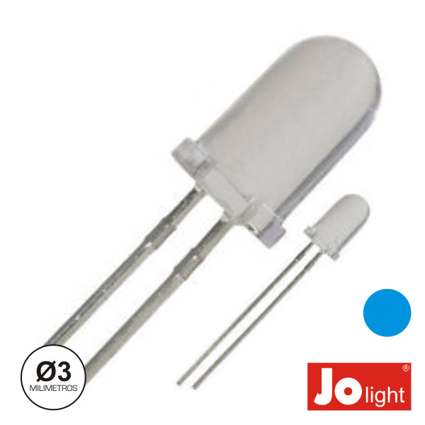 Led 3Mm Alto Brilho Azul Jolight - Tauu,pt