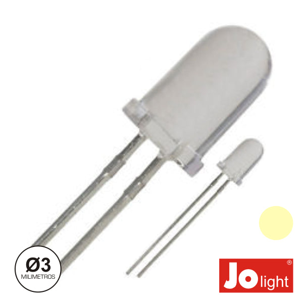 Led 3Mm Alto Brilho Branco Quente Jolight - Tauu,pt