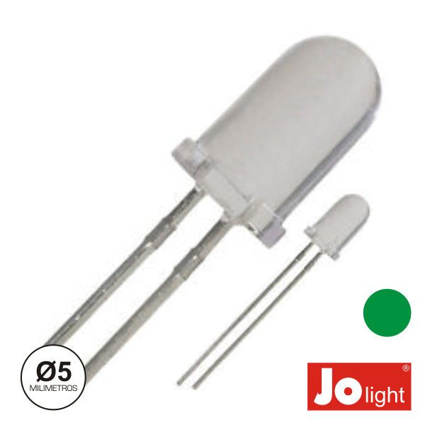 Led 5Mm Alto Brilho Verde Jolight - Tauu,pt