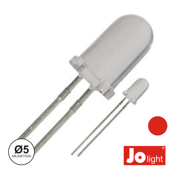 Led 5Mm Alto Brilho Vermelho Jolight - Tauu,pt