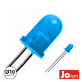Led 10Mm Alto Brilho Azul Difuso Jolight - Tauu,pt