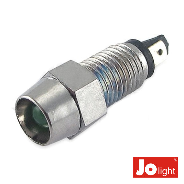 Led 5Mm Alto Brilho Verde C/Suporte Metalico Jolight - Tauu,pt