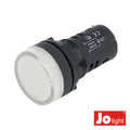 Luz Piloto Redondo De Painel 19,5Mm 12V Branco - Tauu,pt