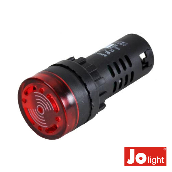 Luz Piloto Redondo De Painel 29Mm 12V C/ Besouro Vermelho - Tauu.pt