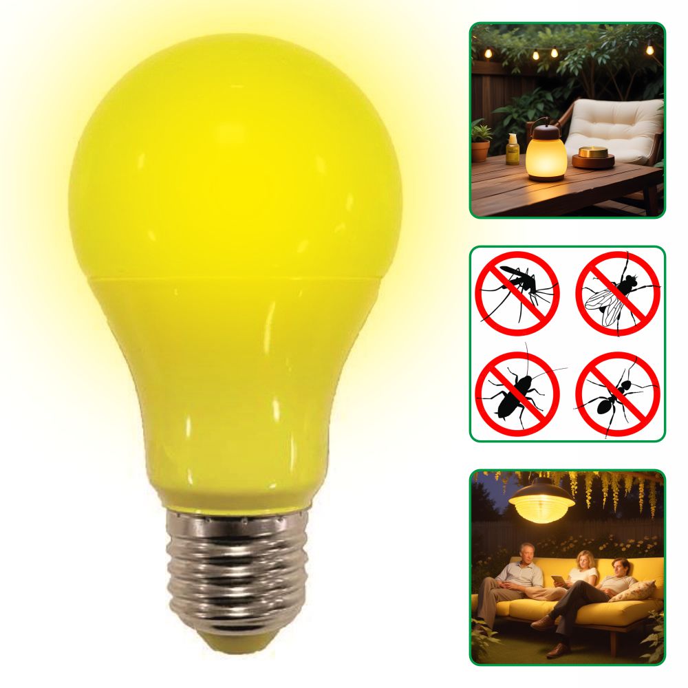 Lâmpada Led Repelente De Insetos E27 A60 7W - Tauu.pt