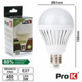 Lâmpada E27 5W=25W 230V 18 Leds Globo Branco Frio 480Lm Prok - Tauu,pt