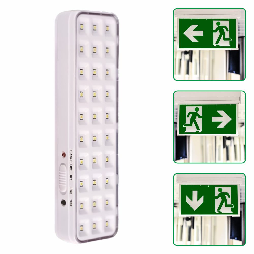 Luz Emergência Led 2W Aplique Ip20 120Lm - Tauu.pt